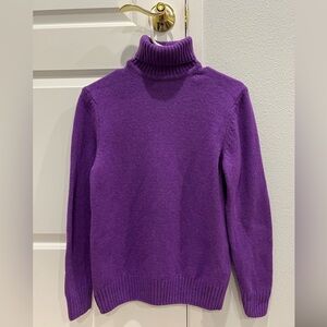 Zara purple wool sweater